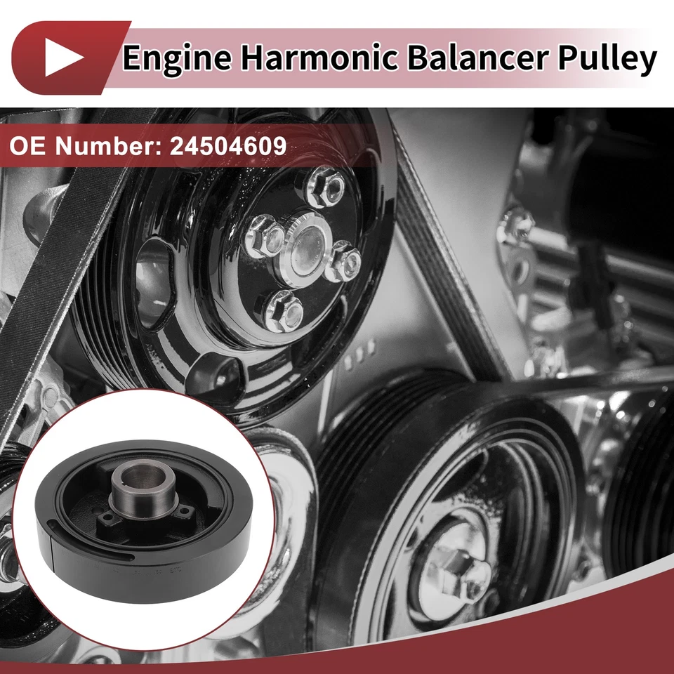 Polea del cigüeñal equilibrador armónico del motor para Pontiac Montana 99-05 No.24504609 Foto 2 de 4