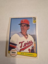 JACK O'CONNOR 1982 DONRUSS #539 FREE SHIPPING
