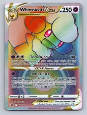 WHIMSICOTT VSTAR 175/172 RAINBOW RARE BRILLIANT STARS POKEMON NM on eBay