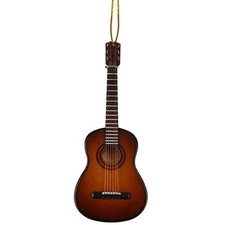 String Miniature Guitar Hanging Ornament Holiday Tree Home Display Ornament