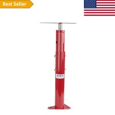 Portable Floor Jack Post 19-36 Adjustable 9700 Lbs Capacity For Heavy Duty Use