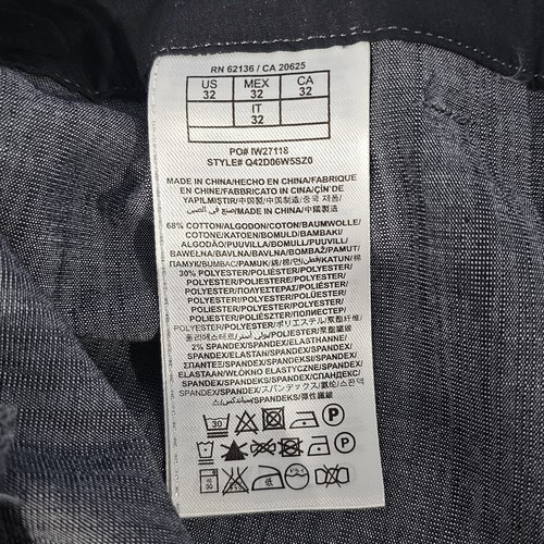 Guess Gray Dress Shorts Cotton Blend Women's Size 32 - Picture 6 of 6