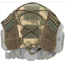 Tactical Airsoft Helmet Cover Breathable Mesh Helmet Cover for PJ/BJ/MH Helmet