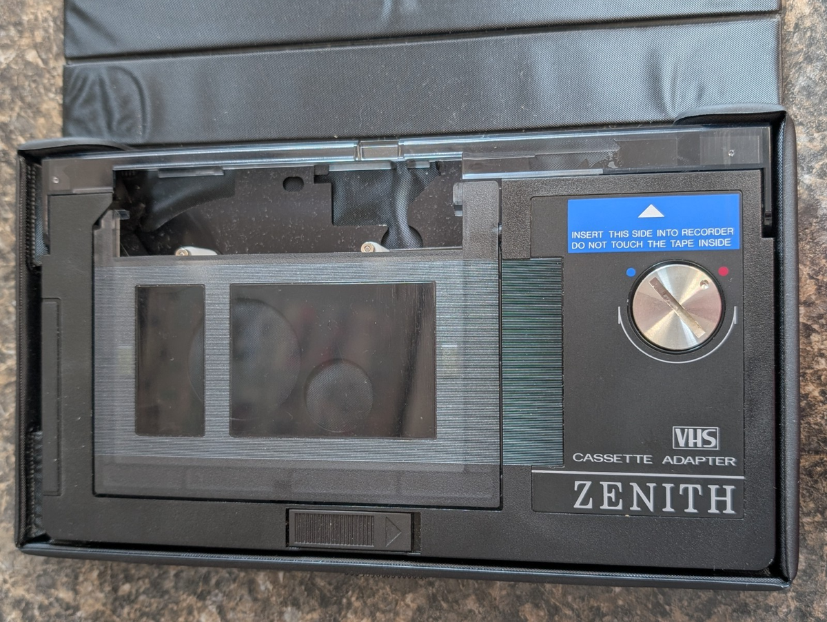 Zenith VHS Cassette Adapter VAC414 VHS-C to VHS w/ Case | eBay