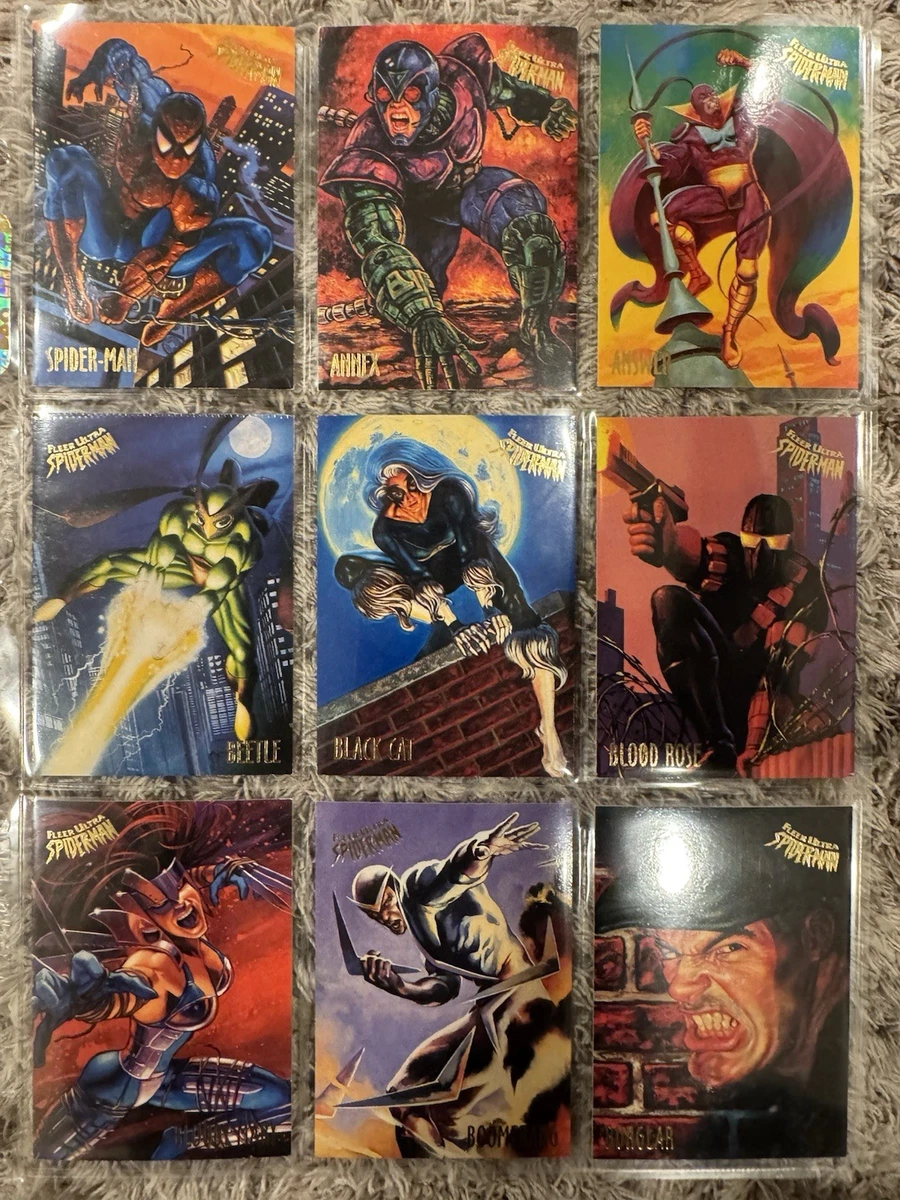 1996スパイダーマン トレカ95枚+レア5枚 セミコンプ FLEER ヴェノム 1996スパイダーマン トレカ95枚+レア5枚 セミコンプ FLEER ヴェノム