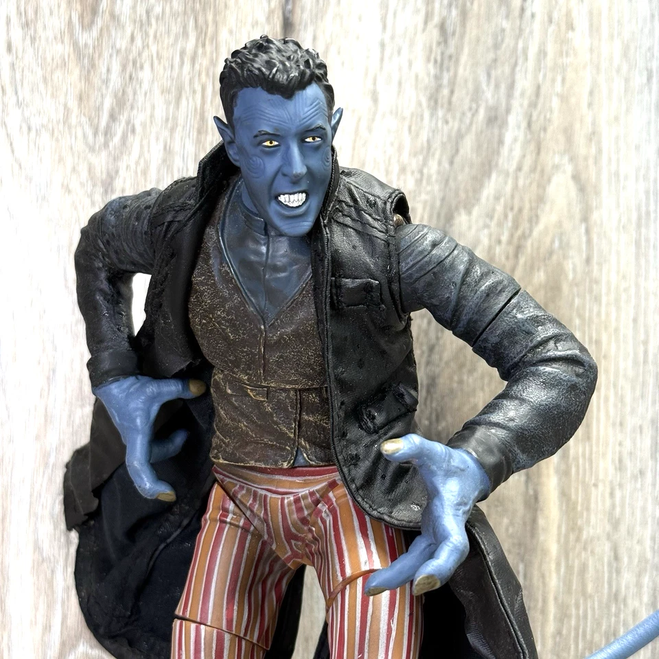 Figura Posable De Lujo X-Men United Nightcrawler 12" ToyBiz Marvel - SIN CAJA Foto 2 de 4