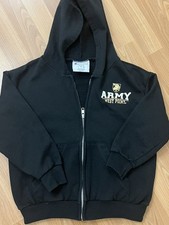 Army West Point YOUTH Champion full-zip Sweatshirt Hoodie Black, Youth, 6-7 :- 