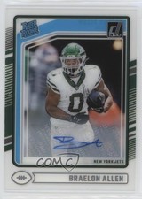 2024 Panini Clearly Donruss Rated Rookie Auto Braelon Allen #90 Auto 8e3