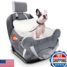 25.5"x24.3"x11" Dog Car Seat for Small Dogs  Cats, Dog Booster Car Seat with Pl