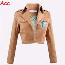 Attack on Titan Eren Jaeger Embroidery Jacket Costume Cosplay Long Sleeves