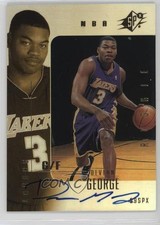 1999-00 SPx Rookie 1690/2500 Devean George #110 Auto 2d0