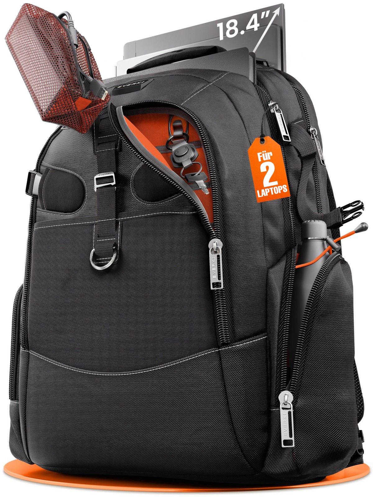 40l W/rain Cover Mesh Accessories Pouch & ...
