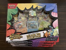 Pokemon Ascended Heroes First Partners Deluxe Pin Collection Lot Of 3