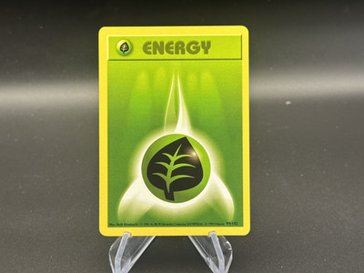 Grass Energy - Shadowless - 99/102 Base Set - Pokémon TCG - 1999