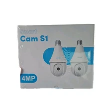 Litokam Smart Cam S1, 4MP, outdoor cctv camera light bulb motion detection, NIB
