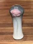 VTG Weller Etna Vase 5.5 Inches Tall Pink & Ombré Dark Gray To White 1900-1920