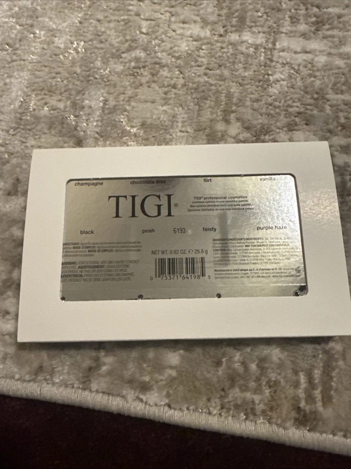 TIGI Eyeshadow Palette 8 Colors | Champagne, Chocolate Kiss, Flirt, Vanilla |New - Image 4 of 4