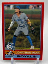 2025 Topps Heritage Jonathan India #156 Red Border