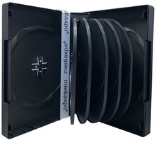 Black 12 Disc DVD Cases Lot