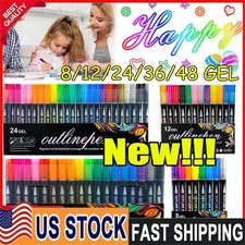 Shimmerline Double Glow Markers, Glitter Outline Paint Markers US