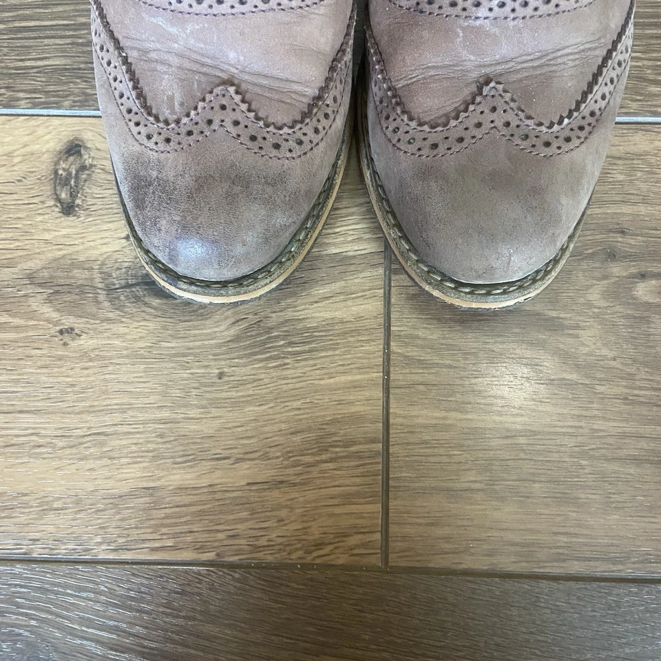 Botas botín de cuero marrón caoba punta de ala SEBAGO Claremont para mujer 5,5 m Foto 2 de 4