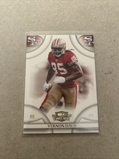 🟣2008 Donruss Threads Vernon Davis #126 San Francisco 49ers Football Vintage