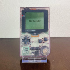 Nintendo Game Boy Pocket Mgb-001 Atomic Purple Console Transparent 100 Tested Nintendo Game Boy Pocket Mgb-001 Atomic Purple Console Transparent 100 Tested