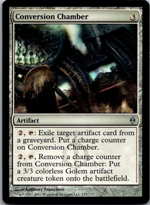 Conversion Chamber 133 Uncommon New Phyrexia Magic: The Gathering Lightly Played