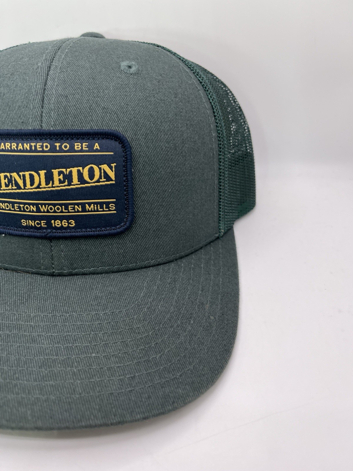 Pendleton Patch Trucker Hat Meshback SnapBack Hat… - image 8