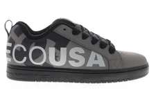 DC Court Graffik SE 300927-XSKS Mens Gray Skate Inspired Sneakers Shoes