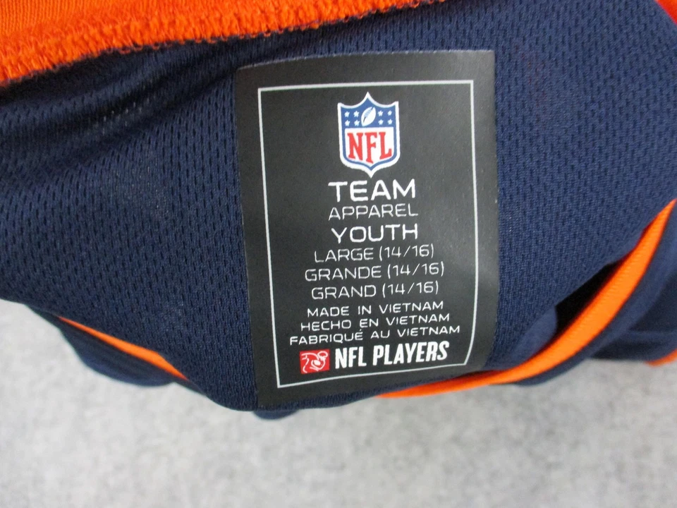Denver Broncos Jersey Youth Large NFL Football Von Miller 58 Team Apparel - Image 4 of 4