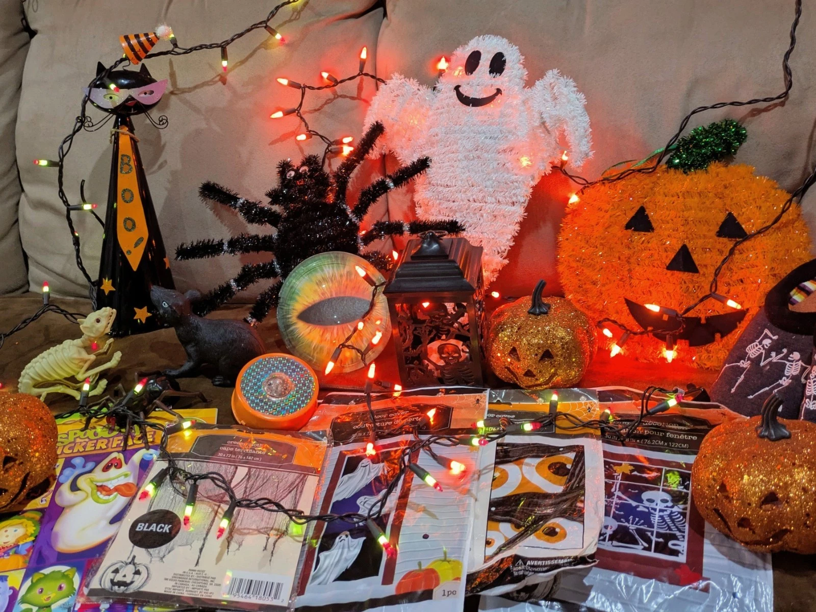 HUGE Halloween Decor LOT!  GET IT BOO-fore it's gone!  ONE And Done Lol.