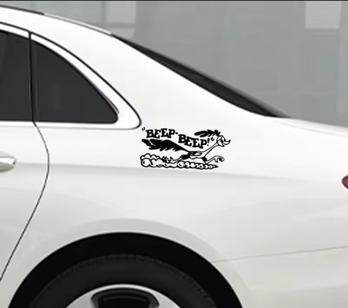 Roadrunner Beep Beep Graffiti, Vinyl Decal Sticker Car Truck Motorcycle - Picture 3 of 4