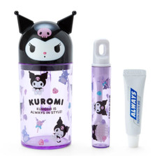 Sanrio KUROMI Toothbrush  Cup set Japan NEW Sanrio Characters