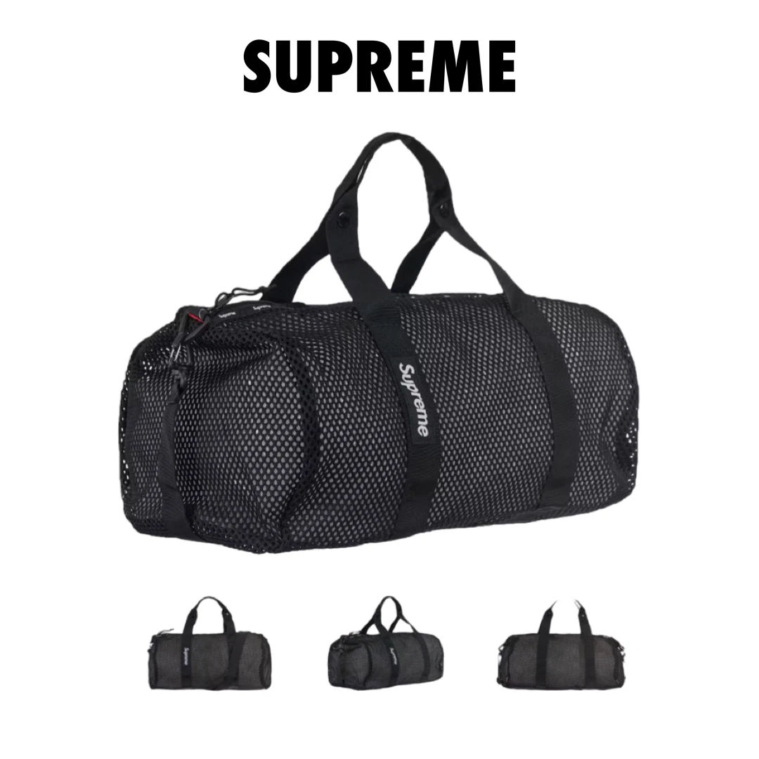 Supreme Mesh Duffle Bag (SS23) Black