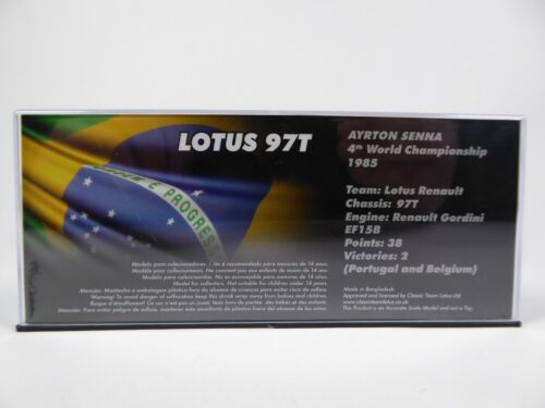 Formel 1 Lotus 97T Ayrton Senna Sieger GP Portugal 1985 1/43 Auto F1 709 - Bild 7 von 7