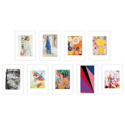 Ikea SVANESUND 9 Art cards Mixed motifs 8'' x 10'' NEW 504.534.09