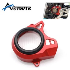 Protector de cadena cubierta de piñón delantero CNC para CF-MOTO 450SR 2022 2023 rojo