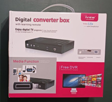 iView Digital 3500STBll Digital Converter Box w/ Remote Control