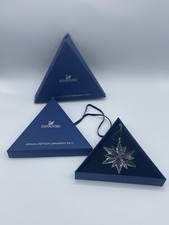 Swarovski 2017 Annual Large Star Snowflake Crystal Ornament, Box  Sleeve