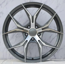19 Wheels 19x8.5 35 5x114.3 Cb73.1 Tuner W531 Gunmetal Machine Rims Set 4