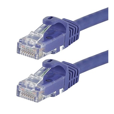MONOPRICE 9853 Patch Cord,Cat 6,Flexboot,Purple,14 ft. 38F996