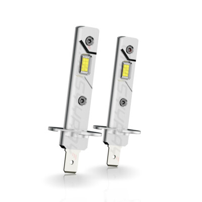 Pair H1 LED Fog Headlight KIT High-Beam/Low Beam Bulbs White 6000K