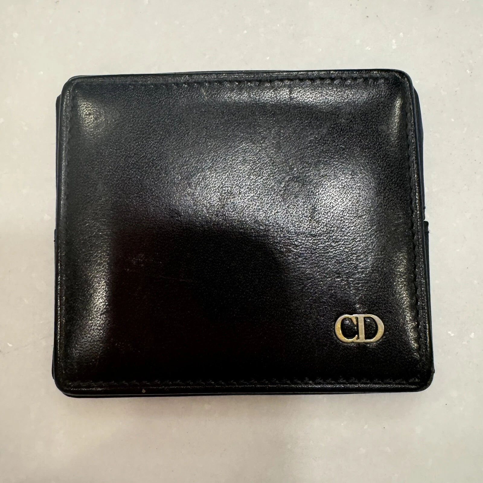 Porte monnaie Christian Dior VINTAGE noir comme neuf. Aucun défaut