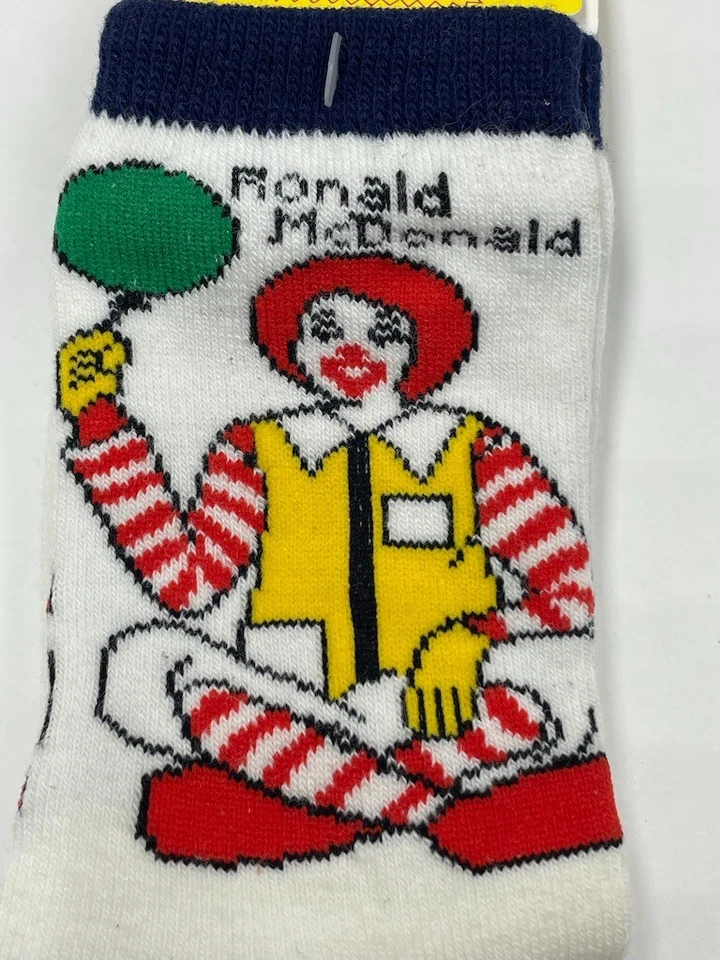Calcetines McKids Ronald McDonald Vintage - Nuevos con etiquetas Buen estado Foto 3 de 4