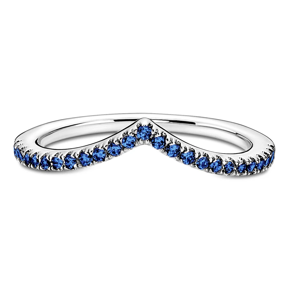 Pandora Anello Femminile Wish Brillante Blu Argento 196316C02 - Immagine 2 di 4