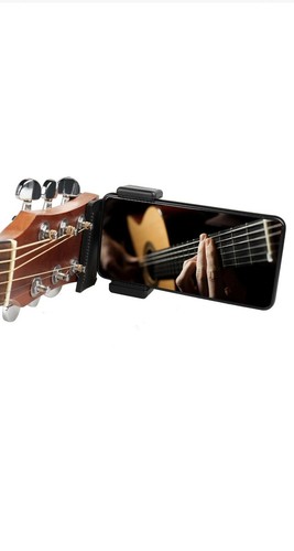 Gitarrenkopfclip Handy Halter Live Broadcast Halterung Ständer Stativ Clip - Bild 5 von 7