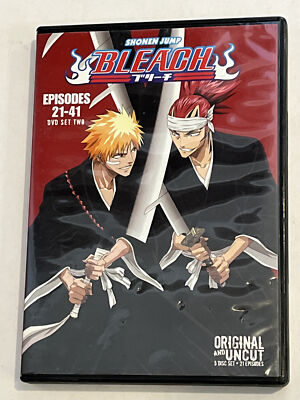 Bleach Shonen Jump episodes 21-41 (5 discs USA DVD NTSC 1) Jap/eng audio