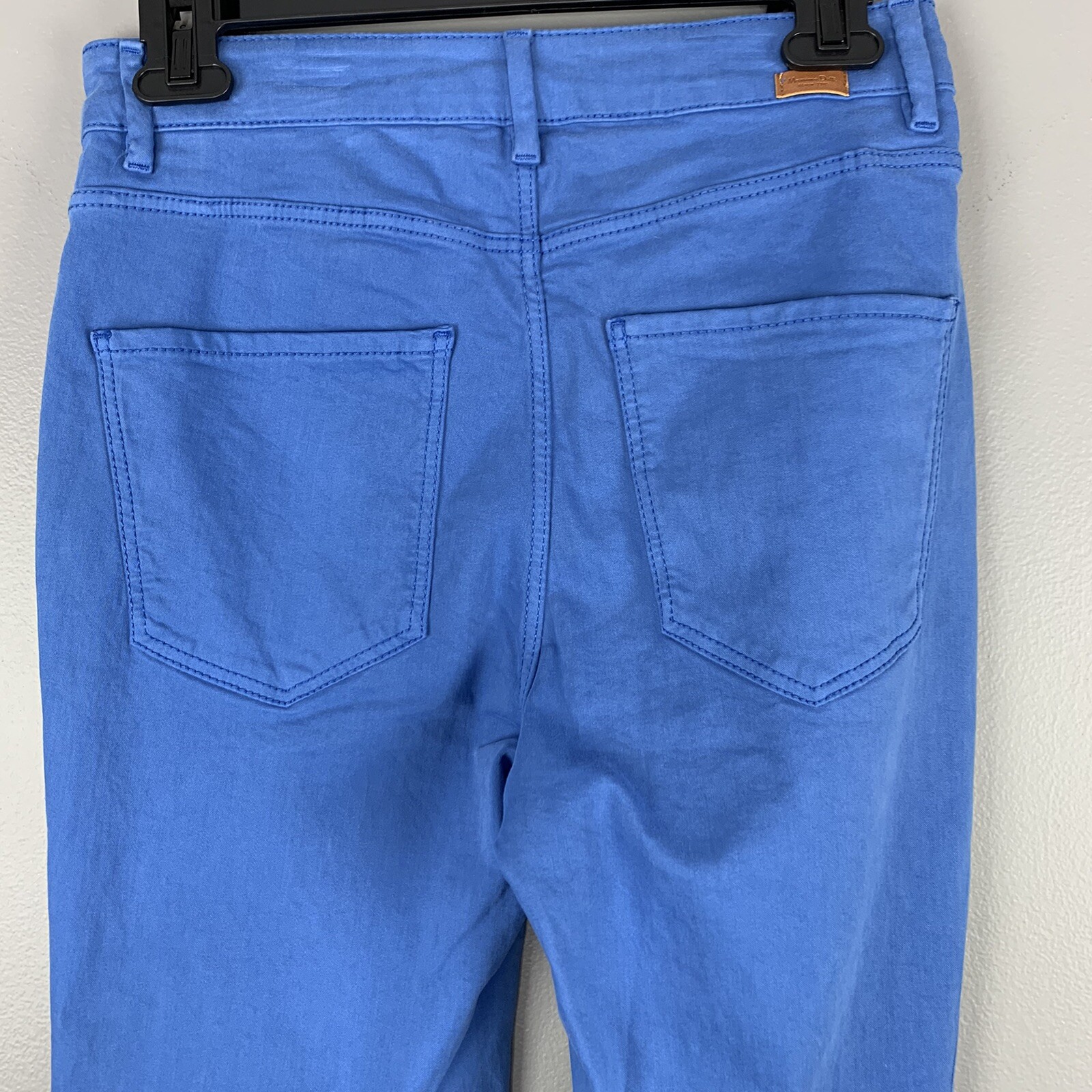 Massimo Dutti Womens Size 4 Skinny Fit High Rise Cropped Bootcut Pants NWT image 7