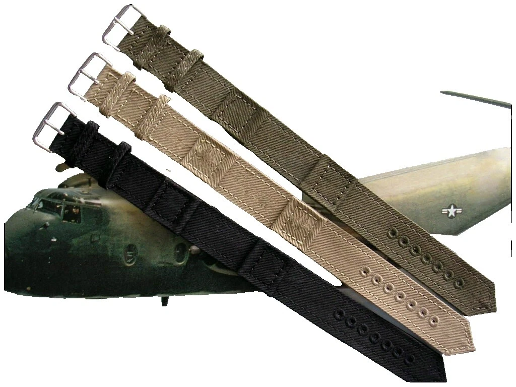 NATO Canvas Wristwatch Bands
